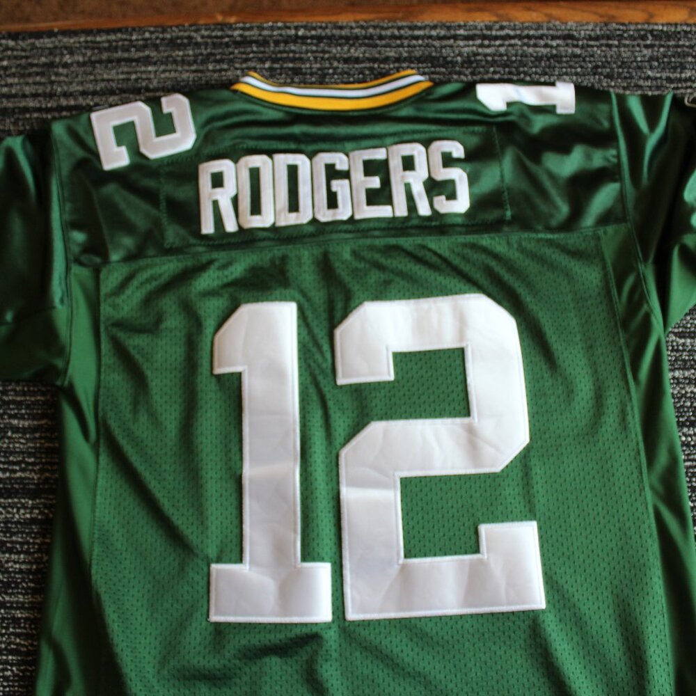 Green Bay Packers Reebok Aaron Rodgers Authentic Jersey - Size 48